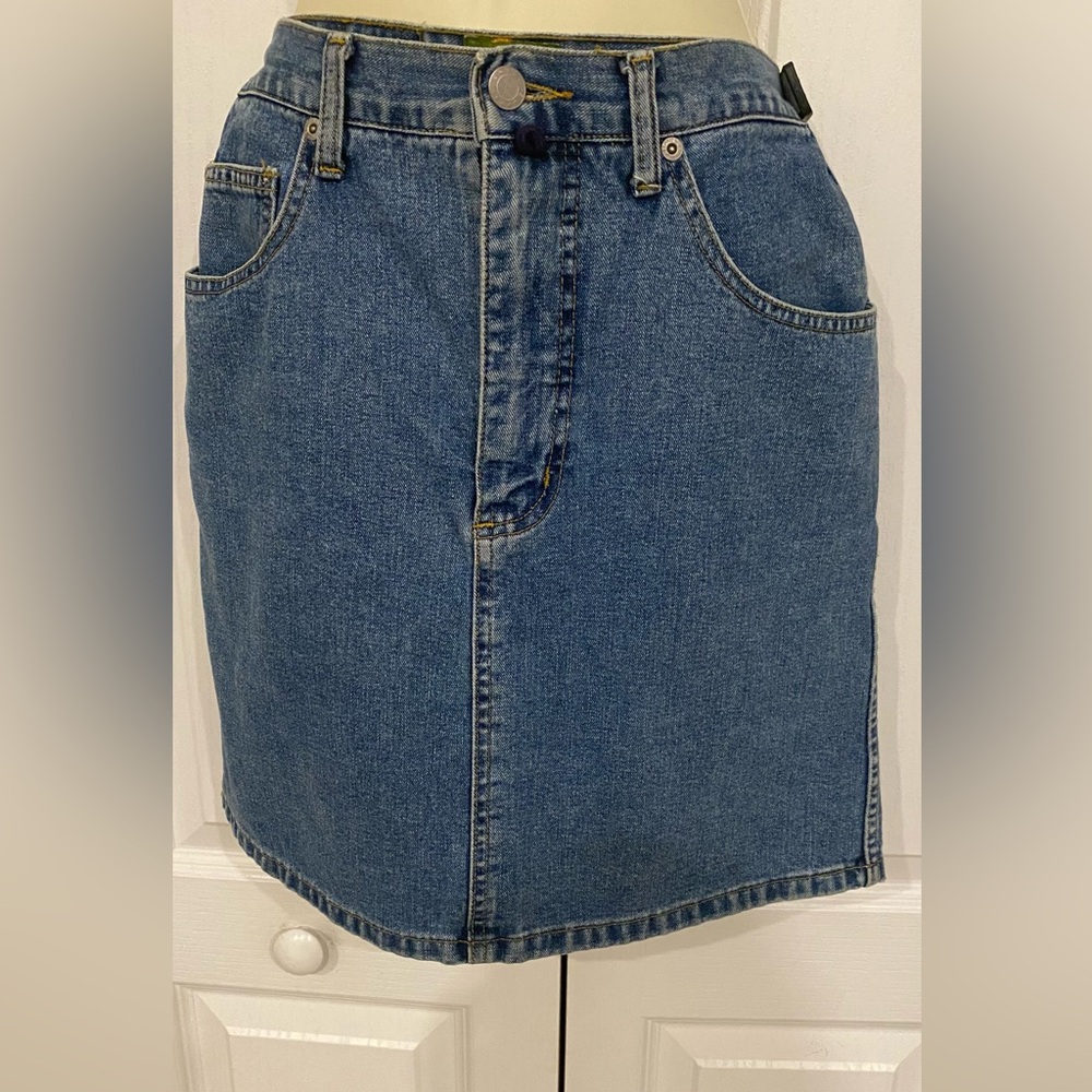 Vintage Esprit Jean Skirt sz 29